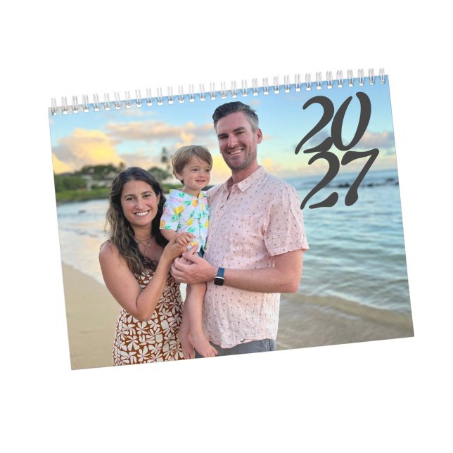 Calendrier de photos personnalisé 2027 Idée cadeau (Créateur téléchargé)