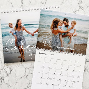 Calendrier de photos personnalisé pour la famille