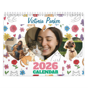 Calendrier de photos personnalisé pour les amoureu