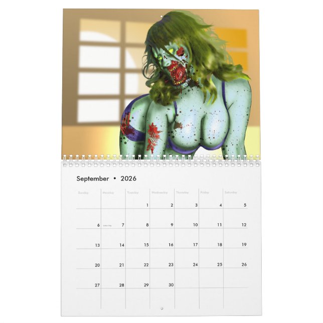 Calendrier de Pin- de zombi (Sep 2026)