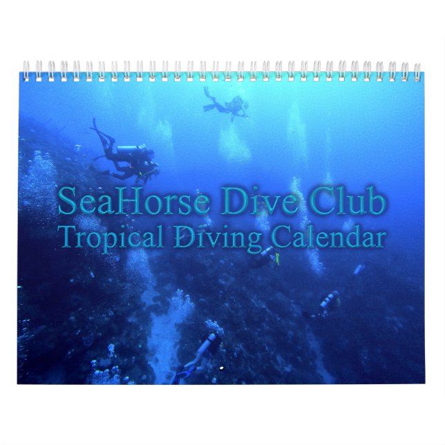 Calendrier de plongée tropicale SeaHorse Dive Club (Protection)