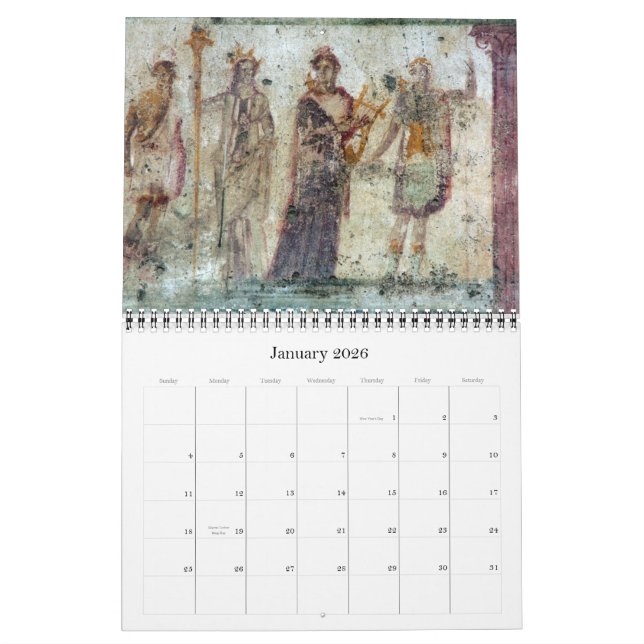 Calendrier de Pompeii 2012 (Jan 2026)