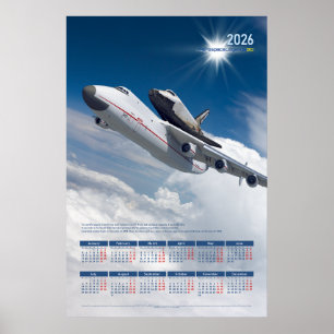 Calendrier de poster hommage 2026 Antonov An-225 M