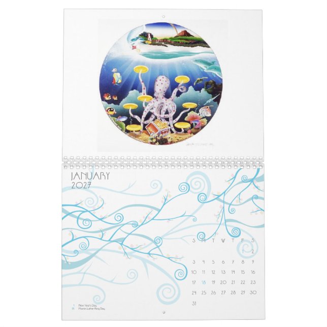 Calendrier de poulpe (Jan 2027)