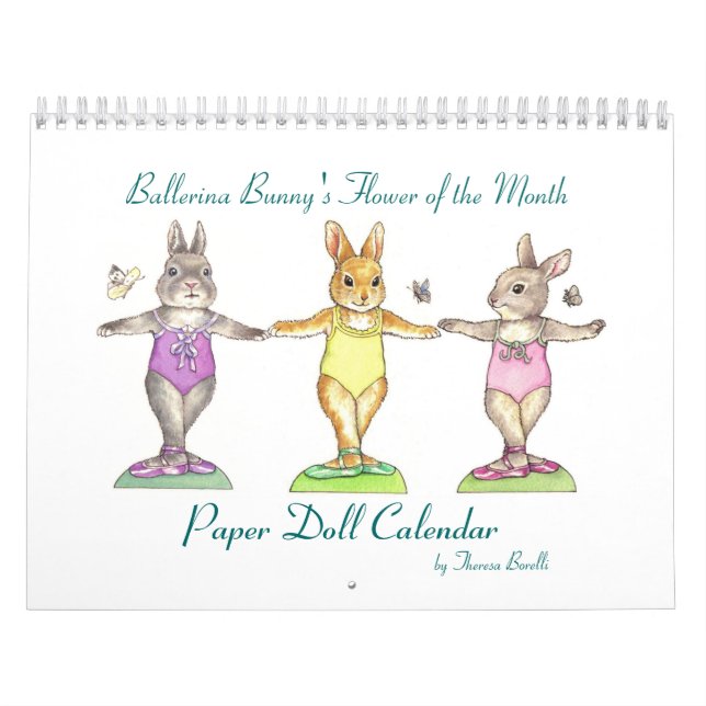 Calendrier de poupée papier Ballerina Bunny (Protection)