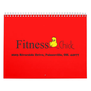 Calendrier de poussin de forme physique
