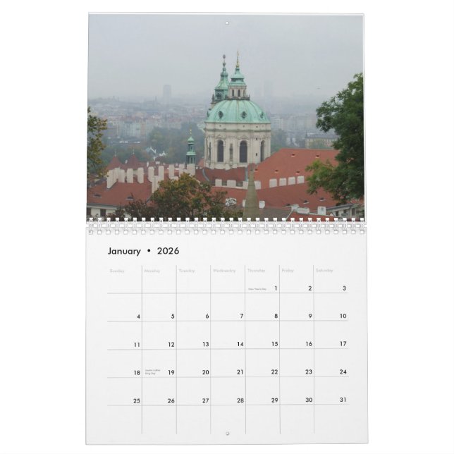 Calendrier de Prague 2012 (Jan 2026)