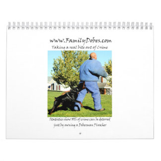 Calendrier de protection de dobermann