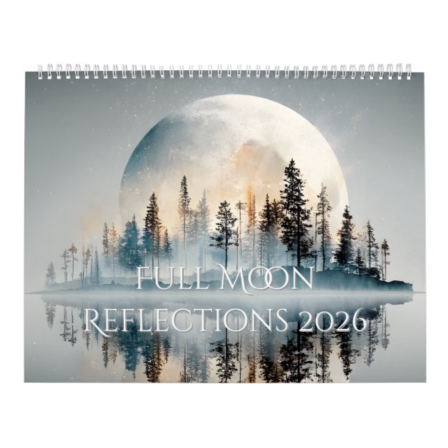 Calendrier de réflexions de pleine lune 2026 (Protection)