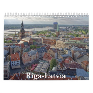Calendrier de Riga-Lettonie