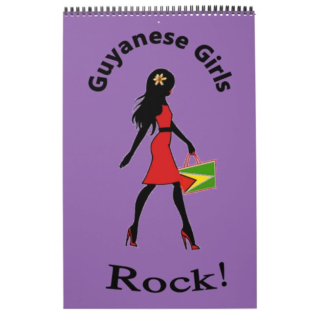 Calendrier de rock des filles guyanaises (Protection)