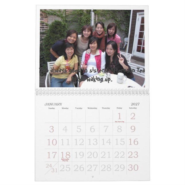 Calendrier de s de Mme YI '- lluv d'I ceci (Jan 2027)