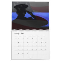 Calendrier de salut de ligne bleue mince