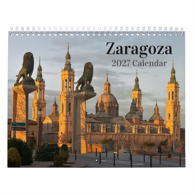 Calendrier de Saragosse Espagne 2026  (Protection)