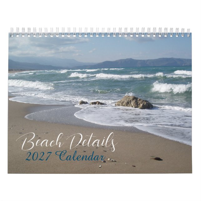 Calendrier de scènes de plage 2026 (Protection)