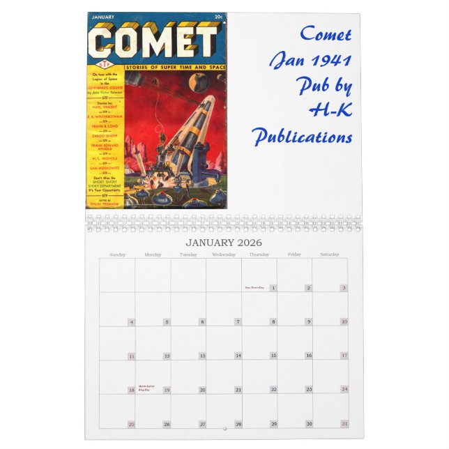 Calendrier de SF 2012 (Jan 2026)