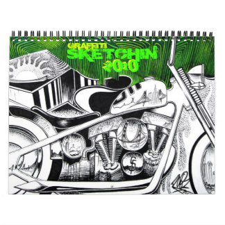 Calendrier de Sketchin 2010 de graffiti