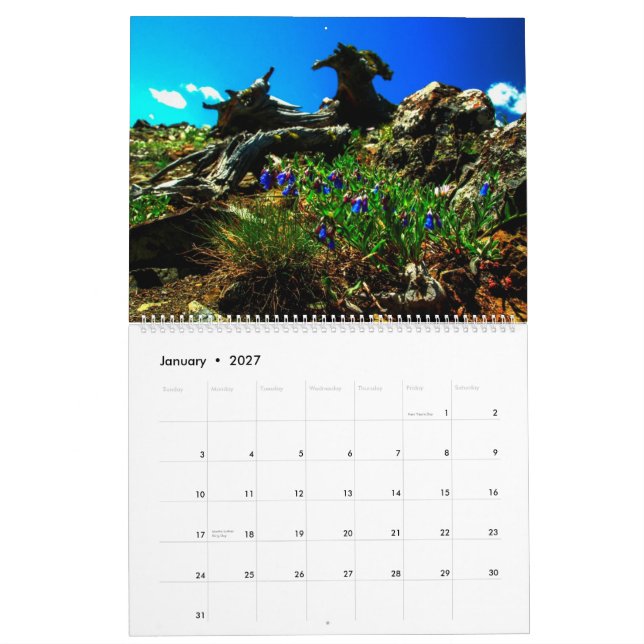 Calendrier de Sweetgrass 2014 (Jan 2027)