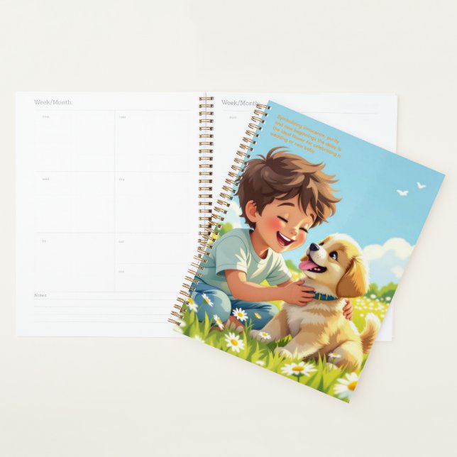 Calendrier de symbolique de la marguerite (Devant avec enveloppe)