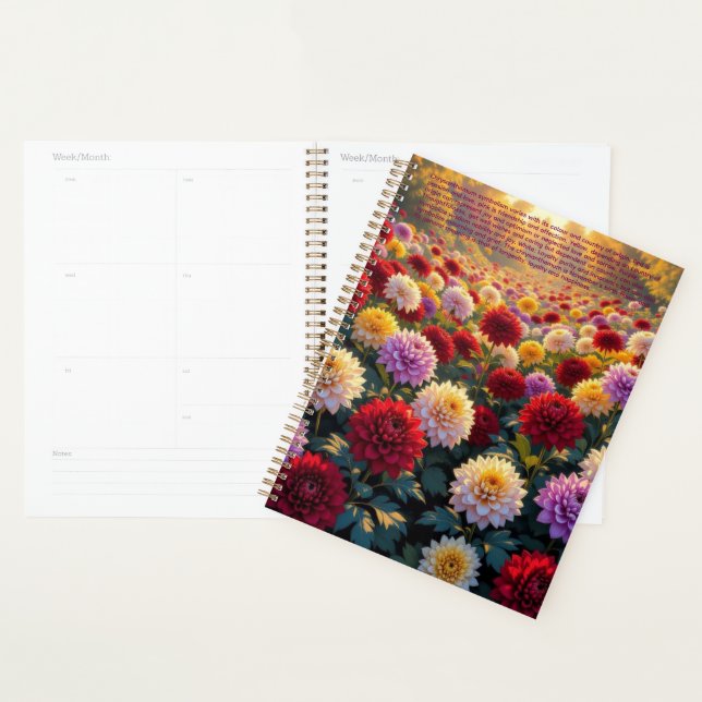 Calendrier de symbolique des chrysanthèmes (Devant avec enveloppe)