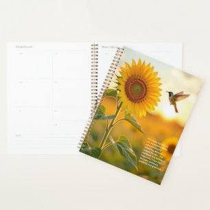 Calendrier de symbolique du tournesol