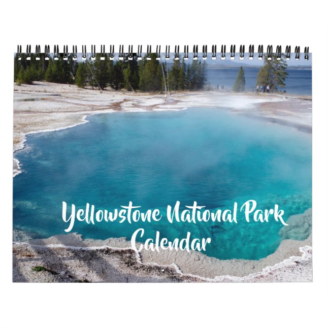 Calendrier de taille moyenne du parc de Yellowston (Protection)