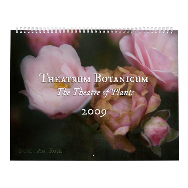 Calendrier de Theatrum Botanicum 2009 (Protection)