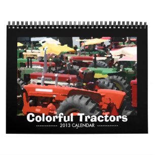 Calendrier de tracteur : Tracteurs colorés (2013)