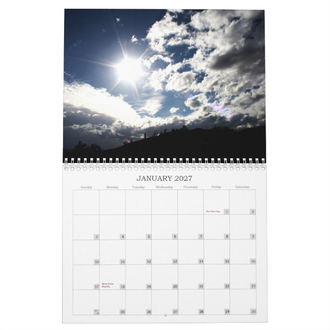 Calendrier de Tucson, Arizona 2010 (Jan 2027)