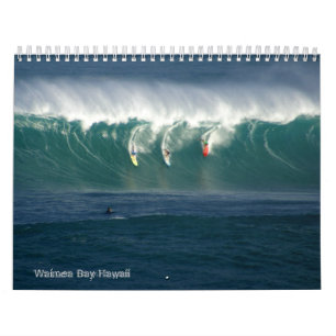 Calendrier de vagues de baie de Waimea grand