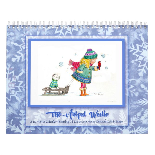 Calendrier de Westie par Deborah Borgo (Protection)