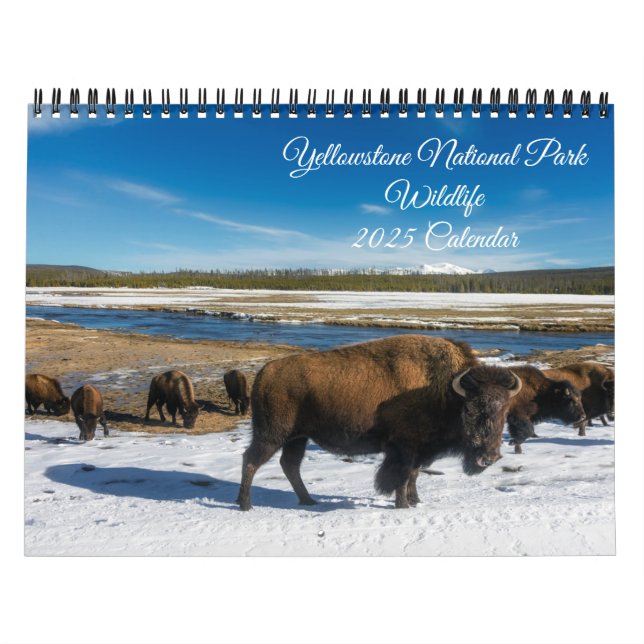 Calendrier de Yellowstone-Faune (Protection)