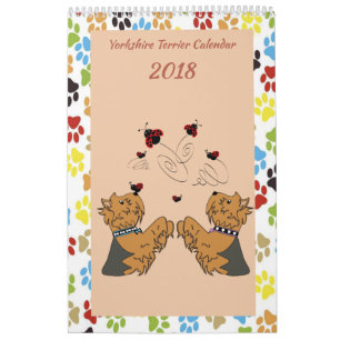 Calendrier de Yorkshire Terrier