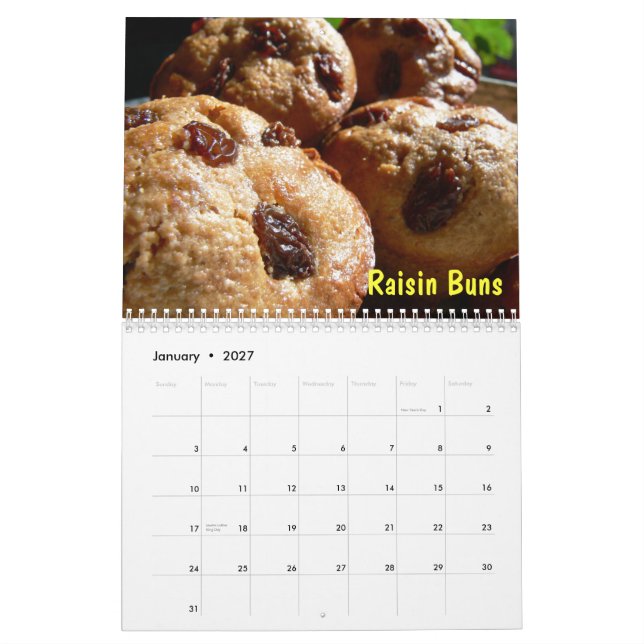 Calendrier délicieux 2012 de recette de Hella (Jan 2027)