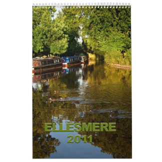 Calendrier d'Ellesmere Shropshire