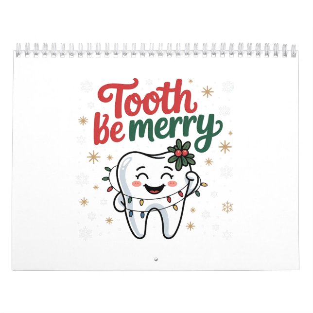 Calendrier Dent Pour Être Joyeux Drôle Dentiste Noël Dentaire (Protection)