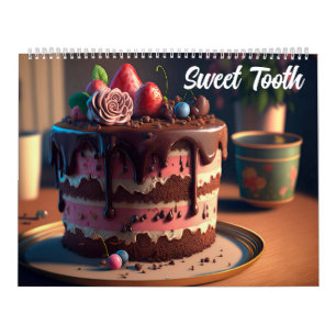 Calendrier Dent sucrée, Desserts de gâteau colorés