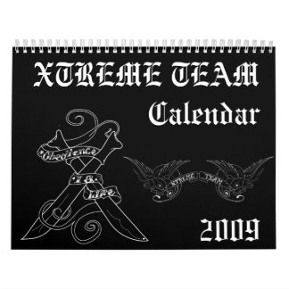 calendrier d'équipe de xtreme