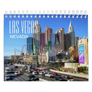 Calendrier des 12 mois de Las Vegas