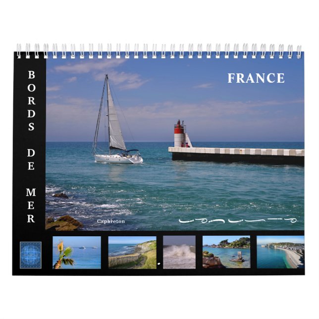 Calendrier des 12 mois du bord de mer de France (Protection)