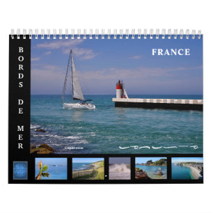 Calendrier des 12 mois du bord de mer de France