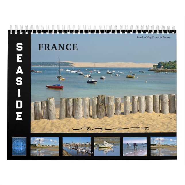 Calendrier des 12 mois du bord de mer de France (Protection)