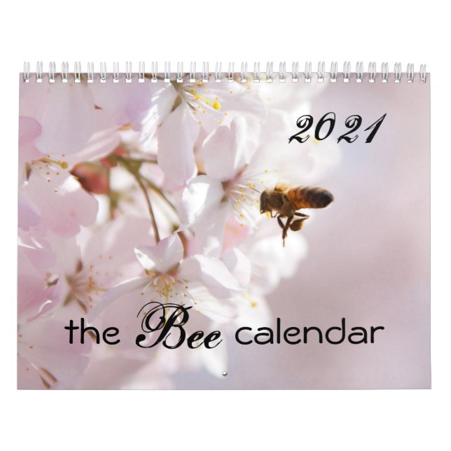 Calendrier des abeilles 2021 Miel et bourdons (Protection)