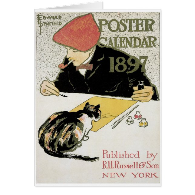 Calendrier des affiches 1897 (Devant)