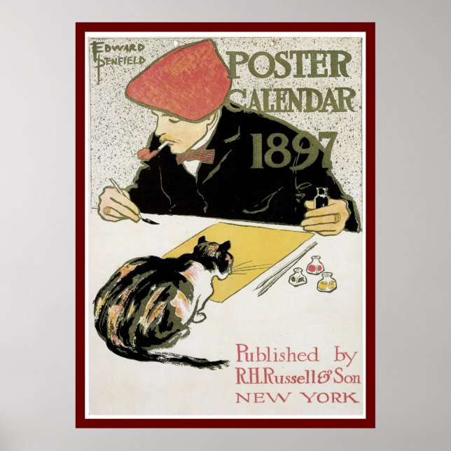 Calendrier des affiches 1897 (Devant)