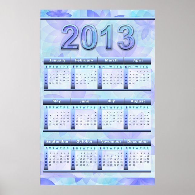 Calendrier des affiches 2013 (Devant)