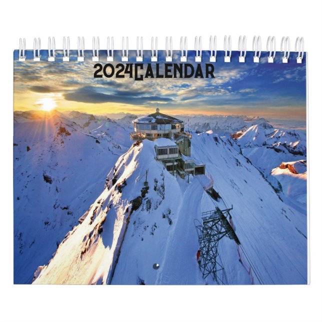 Calendrier des amoureux de la montagne 2024 (Protection)
