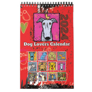 Calendrier des Amoureux de les chiens 2024
