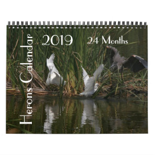 Calendrier des animaux 2019 de faune d'oiseaux de