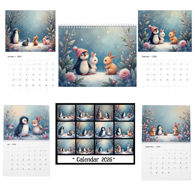 Calendrier des Animaux d'Hiver (Créateur téléchargé)
